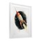 Stupell Industries Journey To Space Rocket Framed Print Under Glass, design by Ray Powers